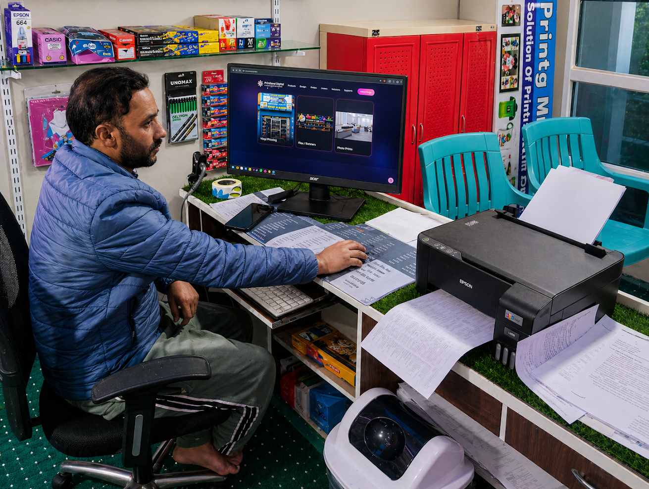 Print and document service desk
