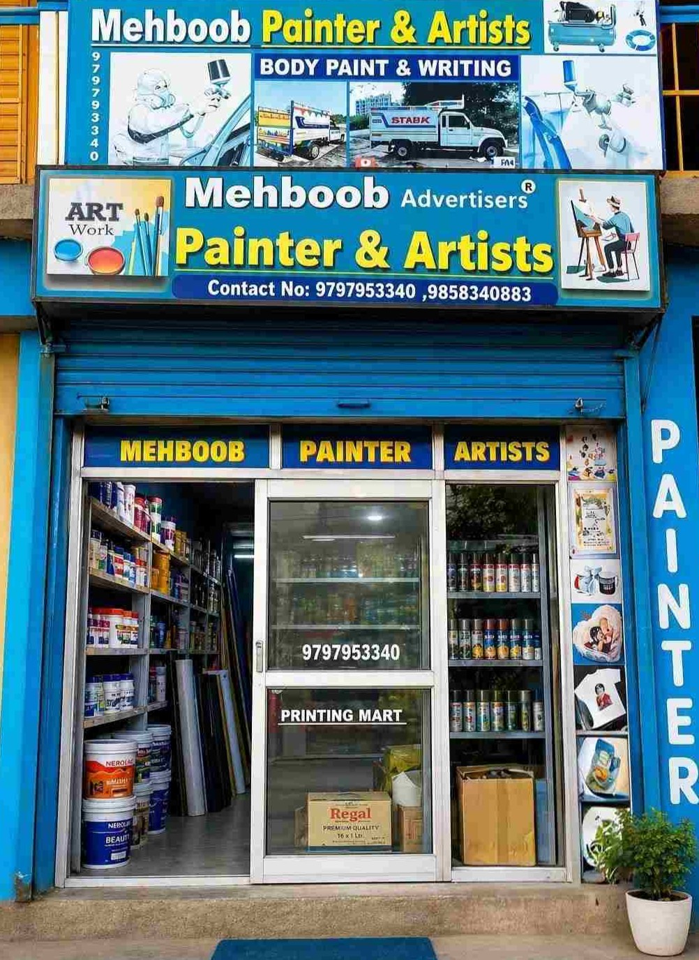 Mehboob Advertisers / Painters and Artist shop front